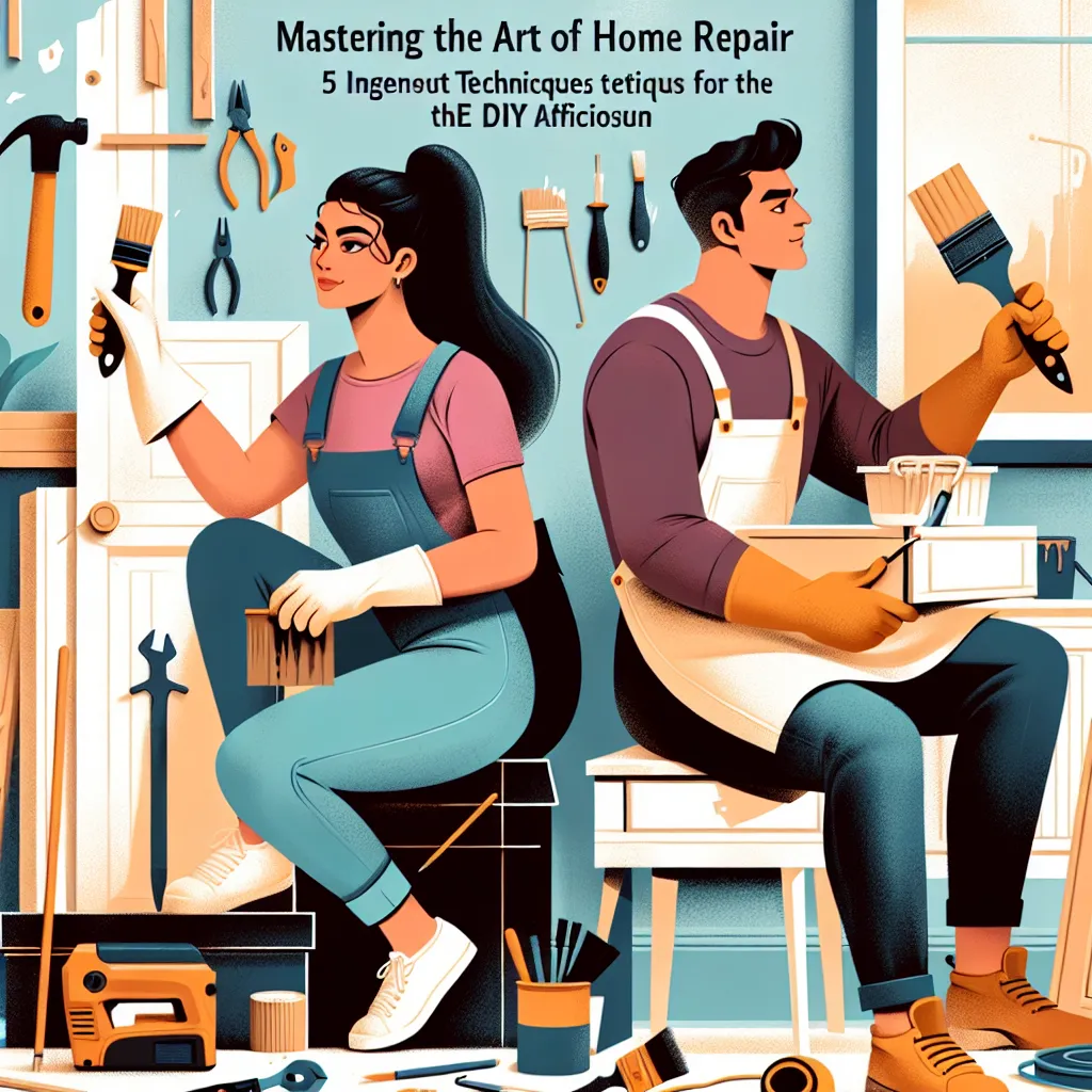 Mastering the Art of Home Repair: 5 Ingenious Techniques for the DIY Aficionado