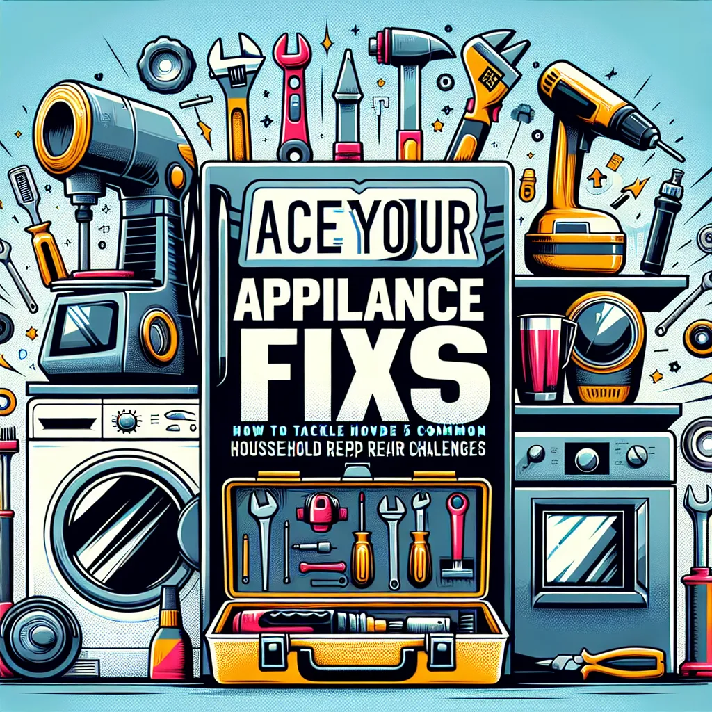 Ace Your Appliance Fixes: How to Tackle 5 Common Household Repair Challenges