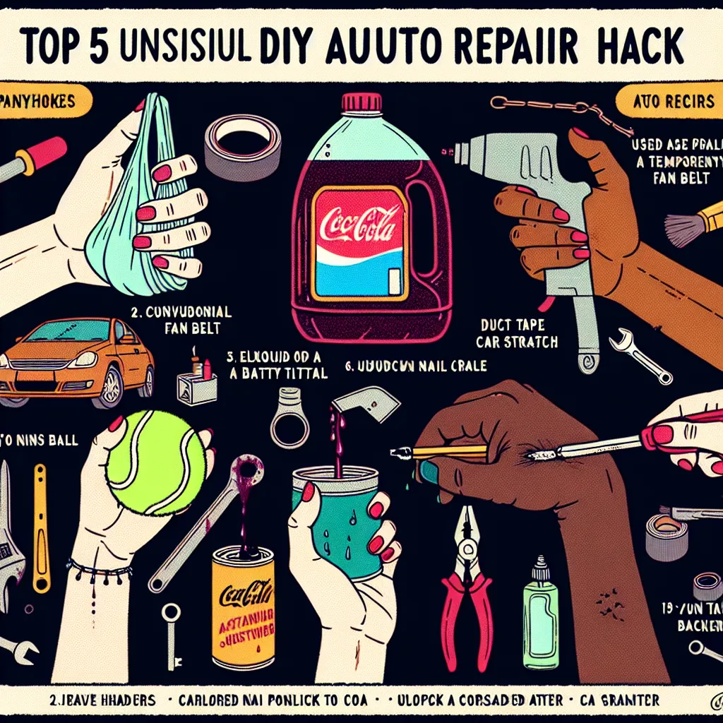 Top 5 Unusual DIY Auto Repair Hacks You'd Wish You Knew Sooner