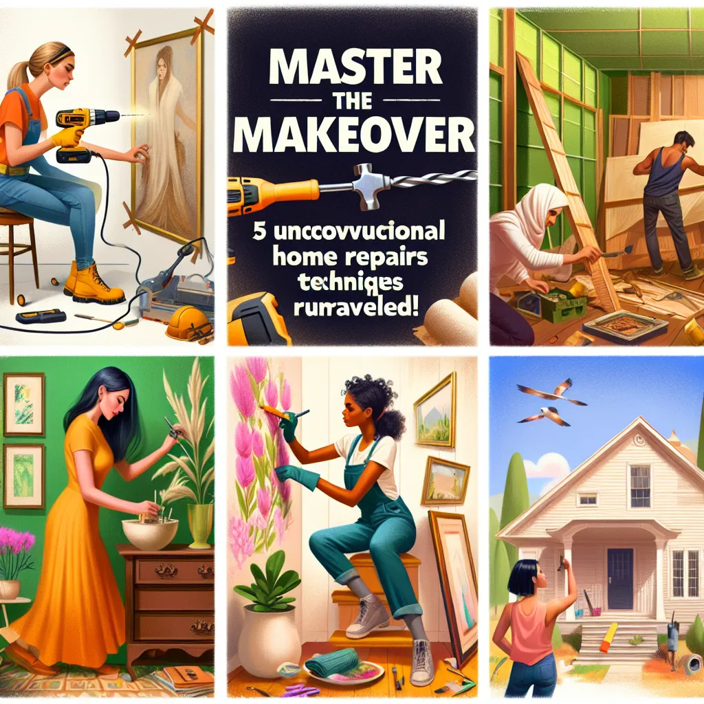 Master the Makeover: 5 Unconventional Home Repair Techniques Unraveled