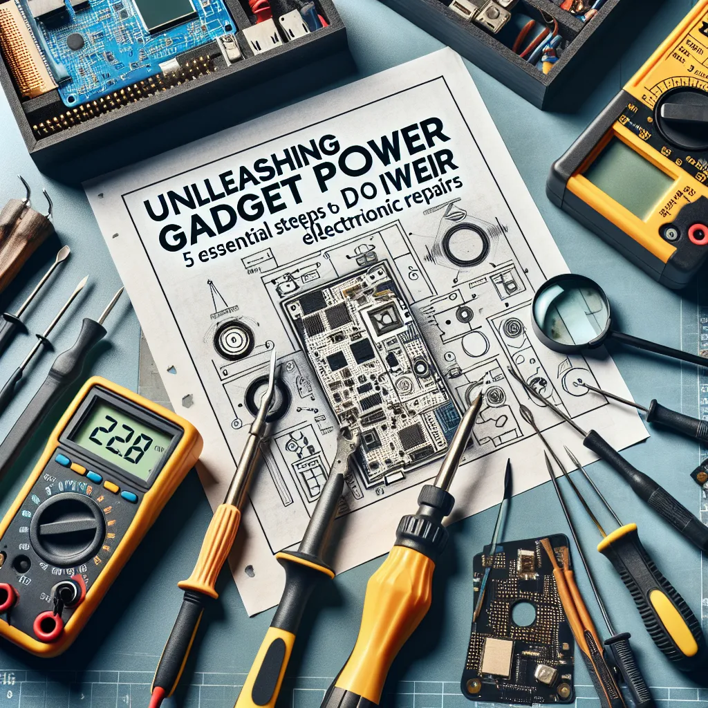 Unleashing Gadget Power: 5 Essential Steps to DIY Electronic Repairs