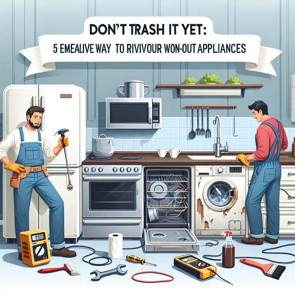 Don't Trash It Yet: 5 Remarkable Ways to Revive Your Worn-Out Appliances