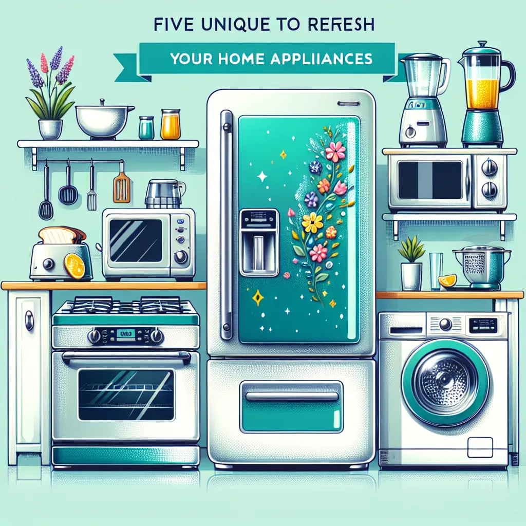 Five Unique Ways to Refresh Your Home Appliances