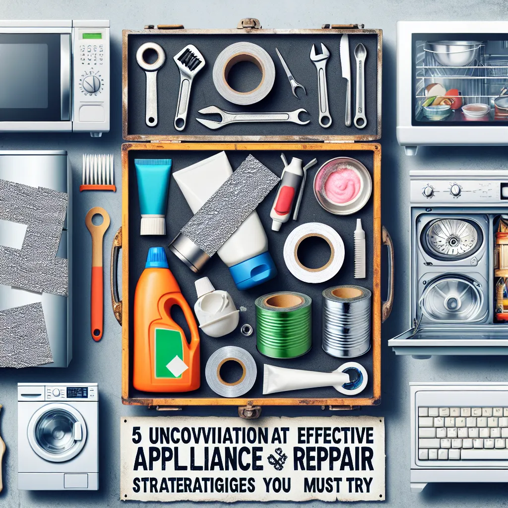 5 Unconventional Yet Effective Appliance Repair Strategies You Must Try