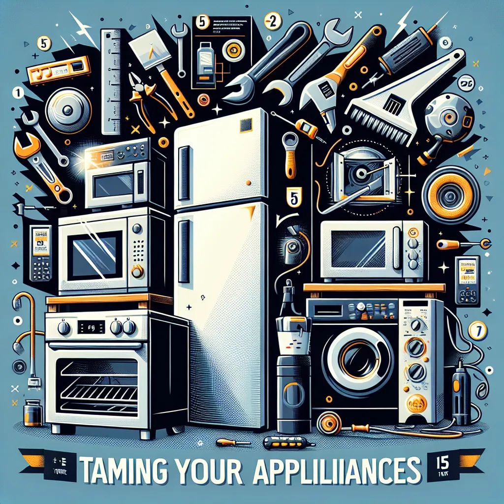 Taming Your Appliances: 5 Unique Repair Strategies for the DIY Lover