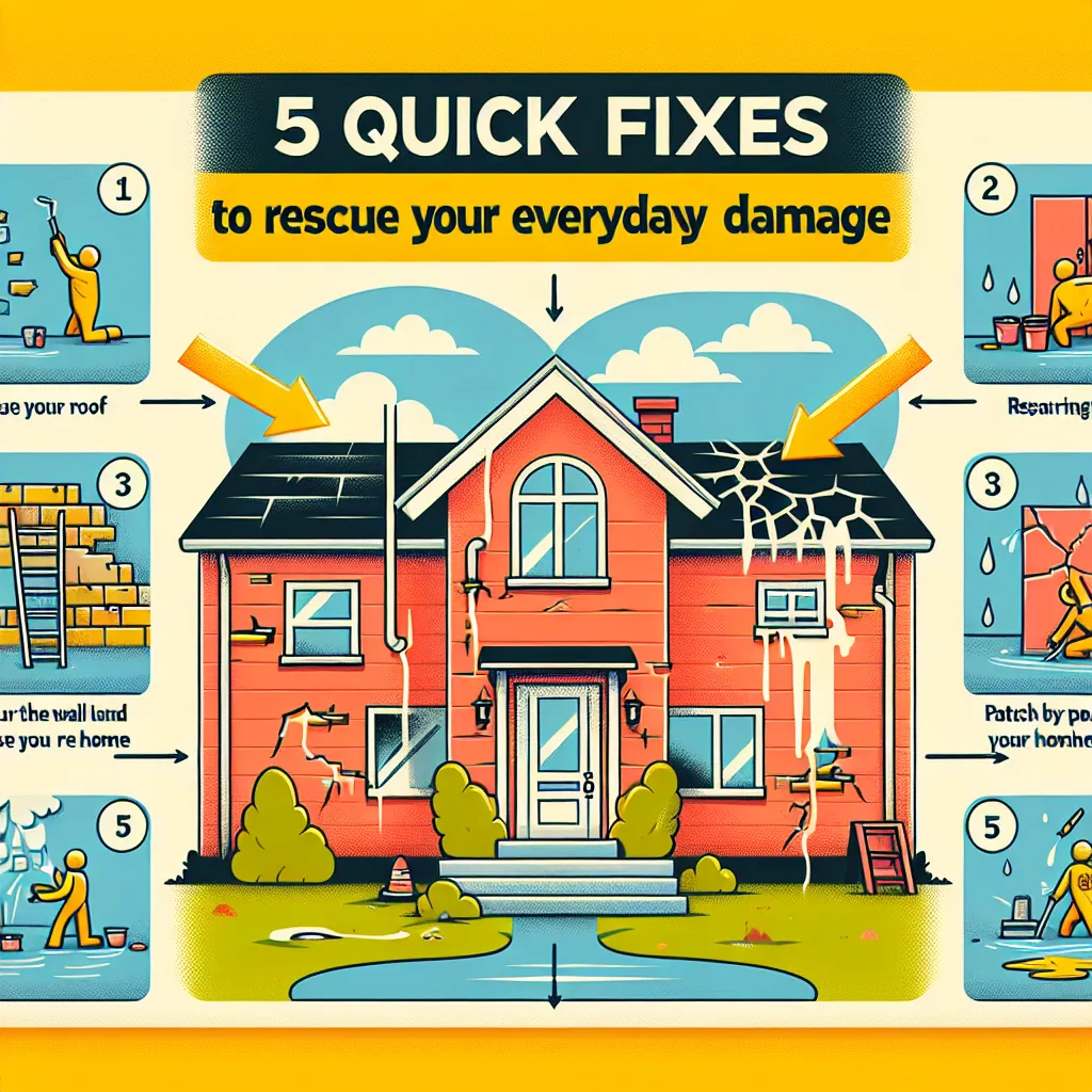 5 Quick Fixes to Rescue Your Home from Everyday Damage