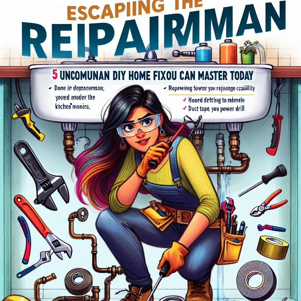Escaping The Repairman: 5 Uncommon DIY Home Fixes You Can Master Today